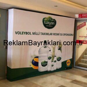 Örümcek Stand Kumaş 3x4 (4 Panel)